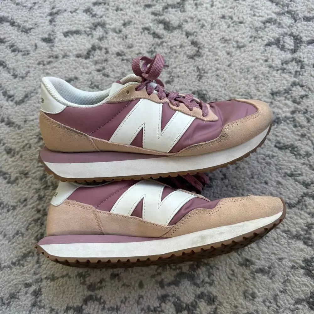 New Balance Women's 237 V1 Sneaker Dark Vintage Rose/Rosewood Size 8